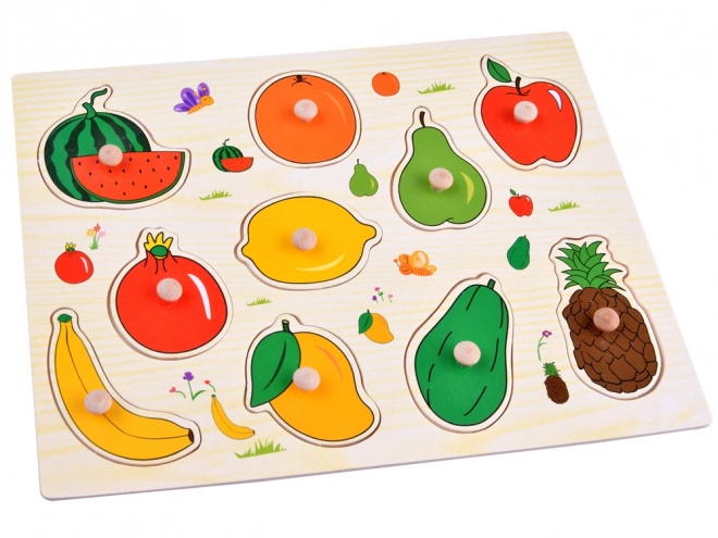 Puzzle en bois des fruits
