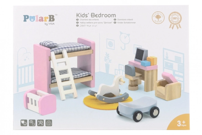 Chambre d'enfant en bois