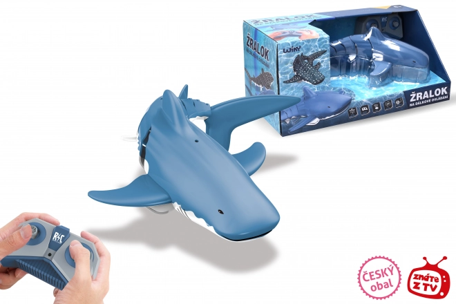 Requin blanc RC pour l'eau 35 cm - emballage tchèque