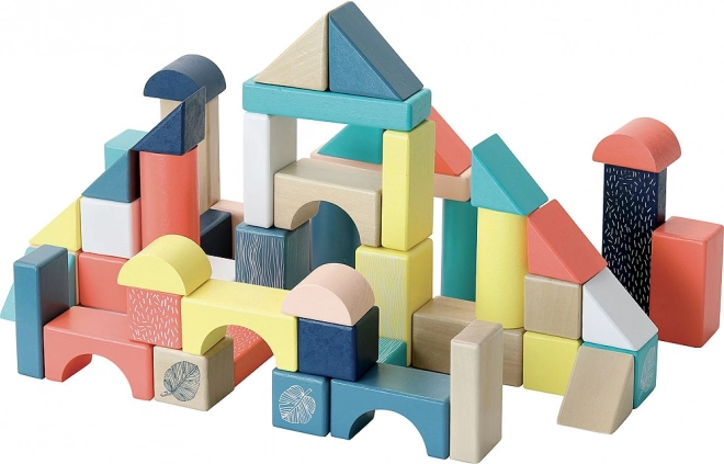 Blocs de construction en bois Canopée 54 pcs