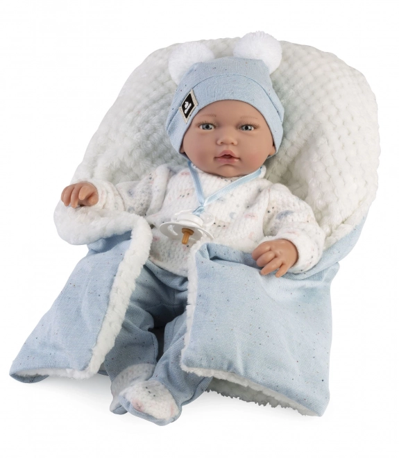 Guca 885 ADRI - poupée réaliste bébé avec corps en tissu mou - 38 cm