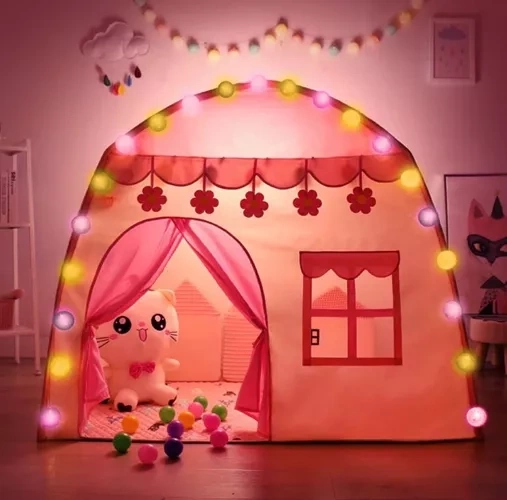 Tente pour enfants MAISON + lumières 23472