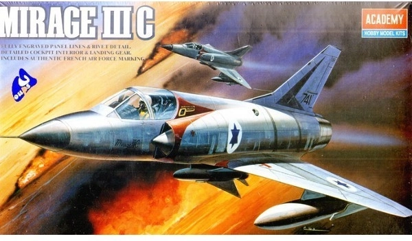 Maquette plastique de l’avion DASSAULT MIRAGE IIIC 1:48 par ACADEMY