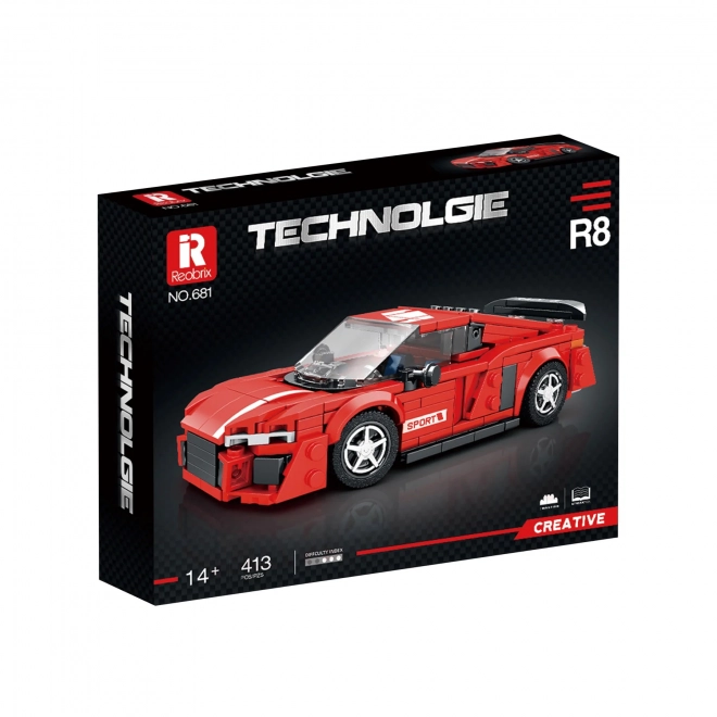 Kit de construction Reobrix 681 Voiture de sport 413 pièces