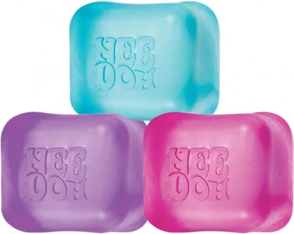 Schylling NeeDoh cube compressible Teenie Nice Ice Baby