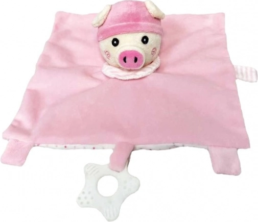 Doudou câlin cochonnet Miluš 25 × 25 cm