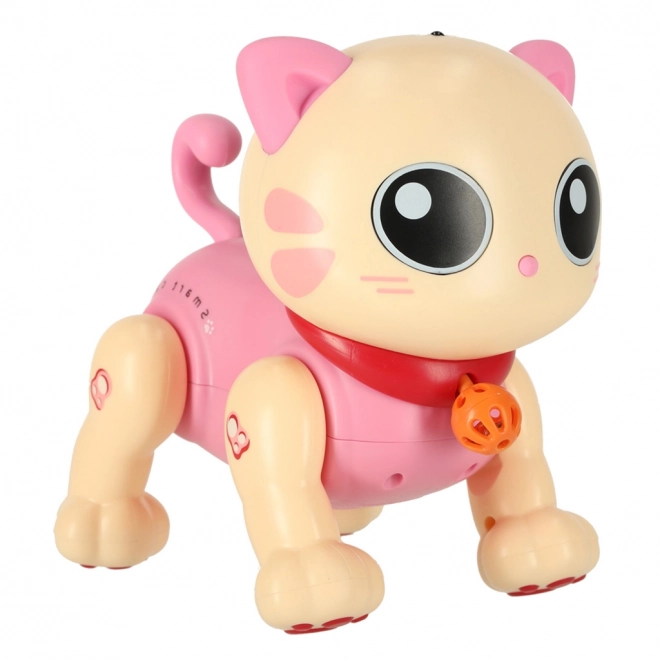 Chaton interactif rose télécommandé