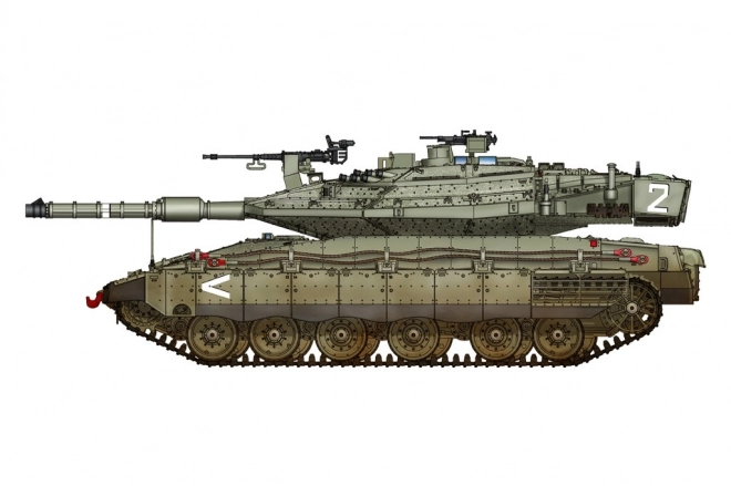 Modèle de char israélien Merkava Mk IV