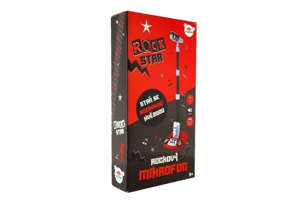Karaoké Microphone ROCK STAR avec lumières et sons