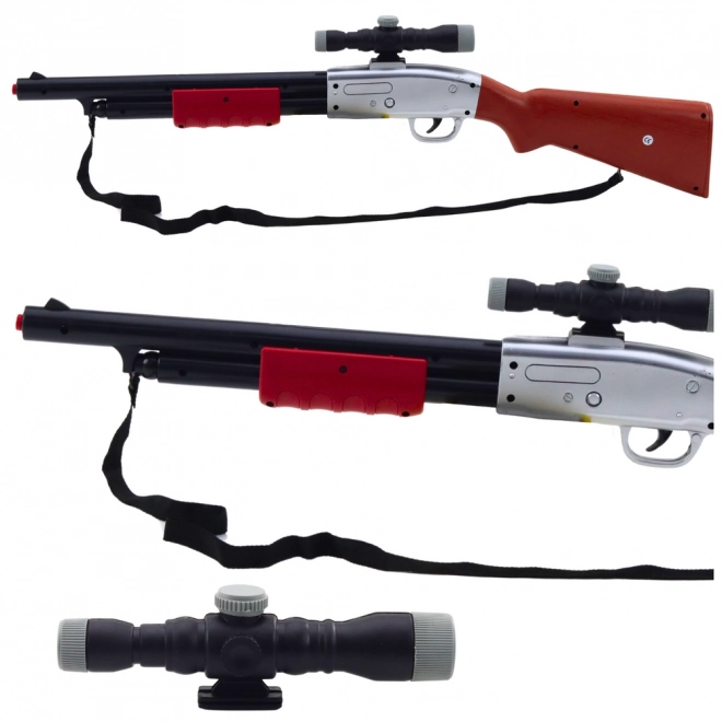 Fusil pour enfants avec télescope et effets sonores