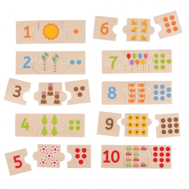 Bigjigs Toys Puzzle éducatif de comptage
