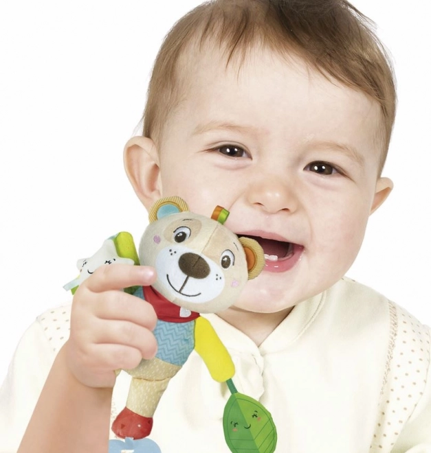 Ours en peluche avec clip Clementoni Baby