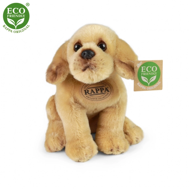 Chien en peluche labrador assis 20 cm ÉCOLOGIQUE