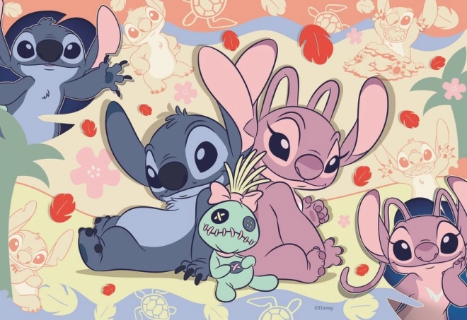 Puzzle Ravensburger Disney Stitch avec Angelem 35 pièces