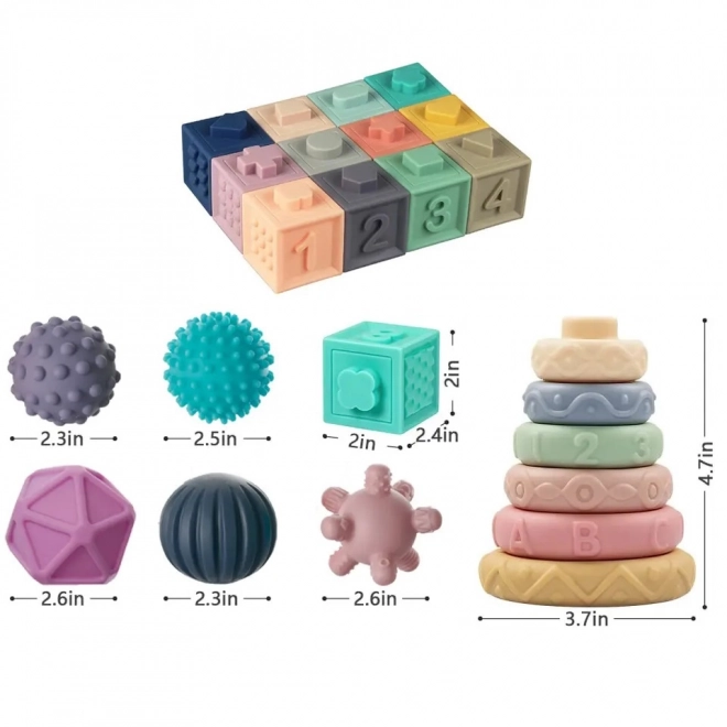 Woopie cubes sensorielles pour enfants avec comptage