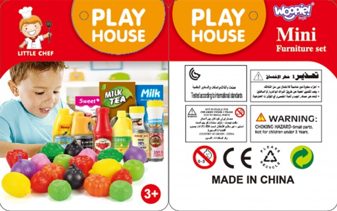 Woopie panier d'achat avec ensemble de thé et friandises 26 pièces
