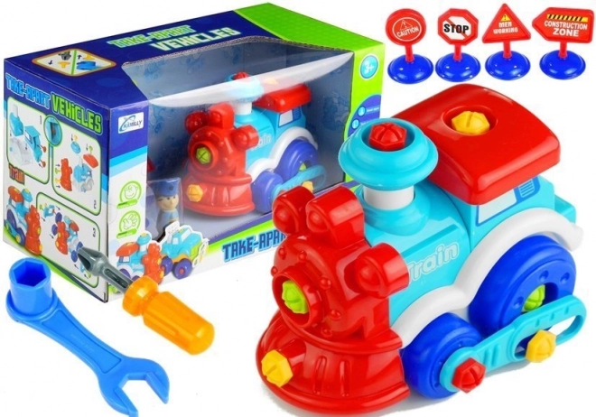 Jouet de Train Roulant Figurines d'Outils