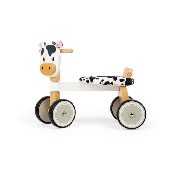 Trottinette en bois vache pour enfants