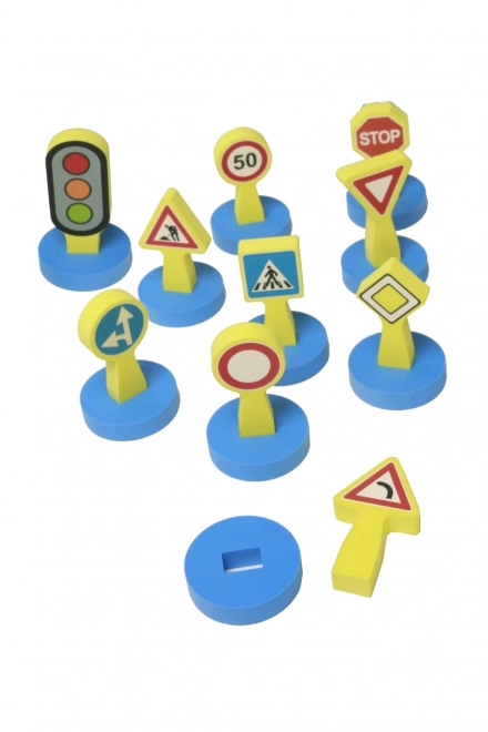 Panneaux de signalisation en mousse