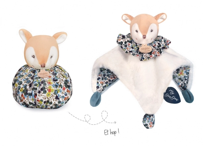 Doudou câlin faon 3en1