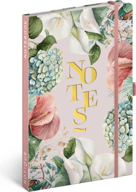 Carnet ligné NOTIQUE lys 13 × 21 cm