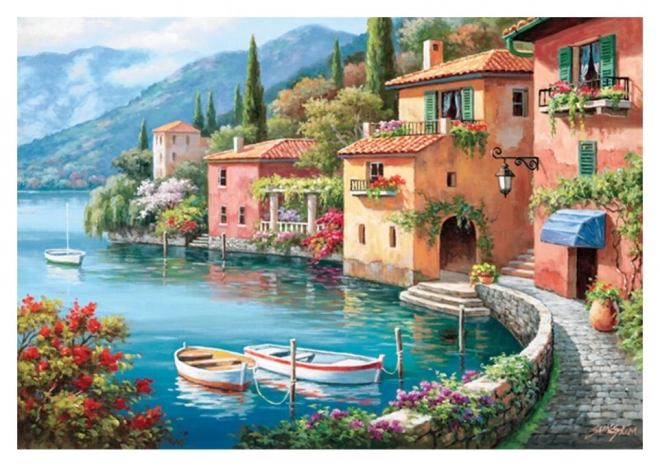 Puzzle Vesničko u Jezera 2000 pièces