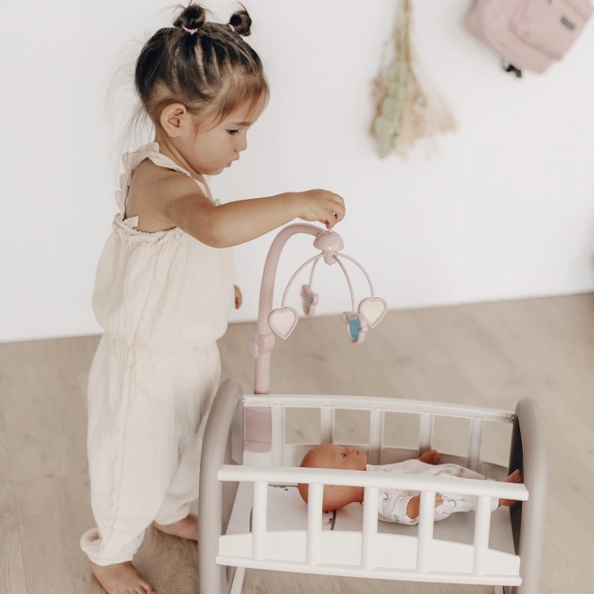 Smoby Baby Nurse berceau avec mobile pour poupées