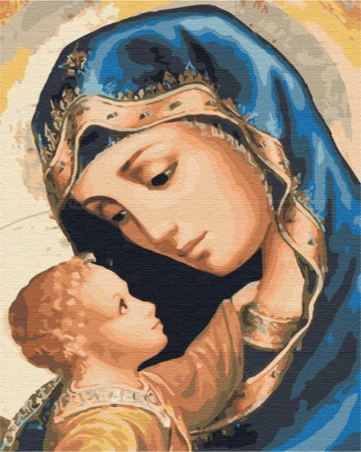 Tableau Peins-le! Marie avec l'enfant