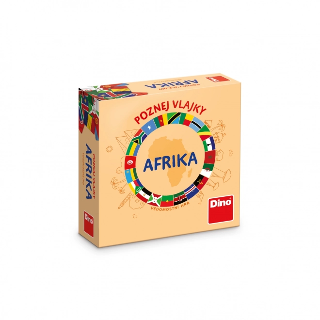 Dino jeu de voyage Découvrez les drapeaux Afrique
