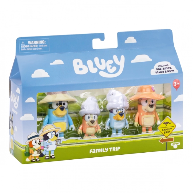 Figurines Bluey Excursion Familiale