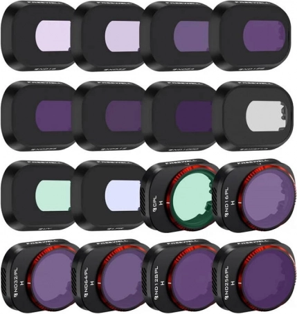 Ensemble de 16 filtres Freewell pour drone DJI Mini 4 Pro