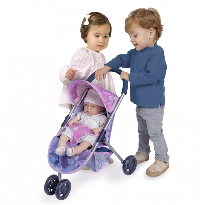 DeCuevas 90276 Poussette de sport pour poupées tricycle Magic Bubble 2024 - 55 cm