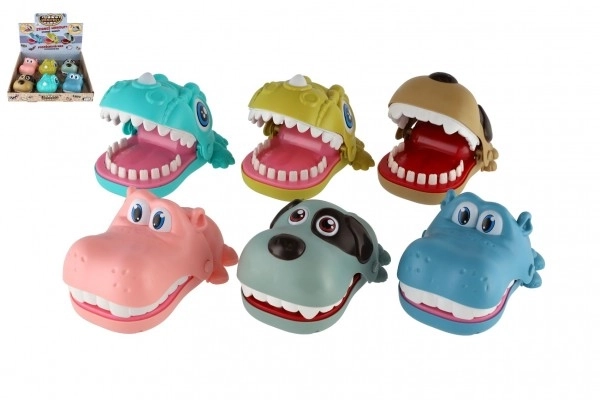 Jeu d'observation UHNIPRST, morsure de doigt animal en plastique 12x16cm 6 sortes 6pcs dans la boîte