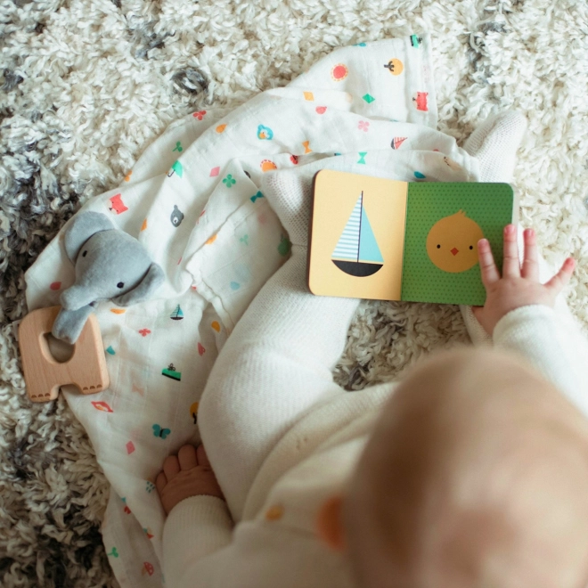Petit Collage Coffret cadeau pour bébé éléphant