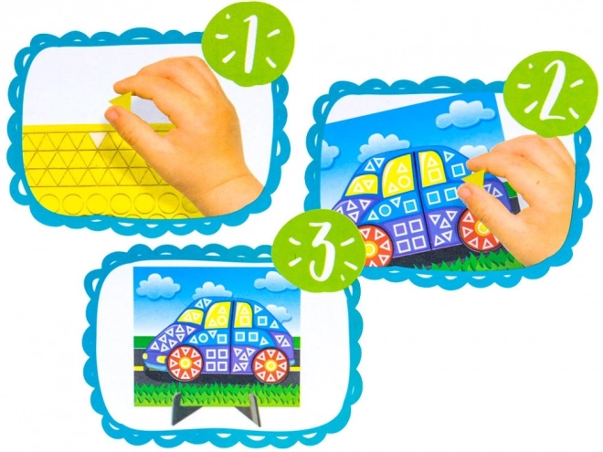 Mosaïque en mousse créative pour enfants – B