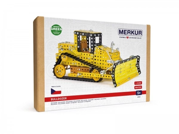 Kit de construction MERKUR Bulldozer 535 pièces dans la boîte 33x23x5,5cm