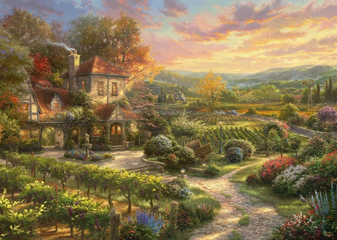Puzzle Schmidt Maison de la Vigne 2000 pièces