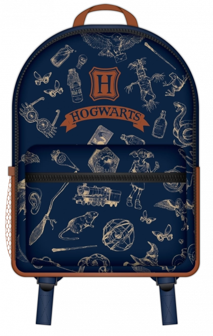 Harry Potter sac à dos bleu marine et or
