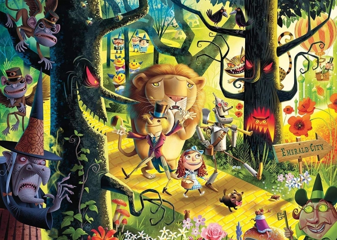 Puzzle RAVENSBURGER lions, tigres et ours 1000 pièces
