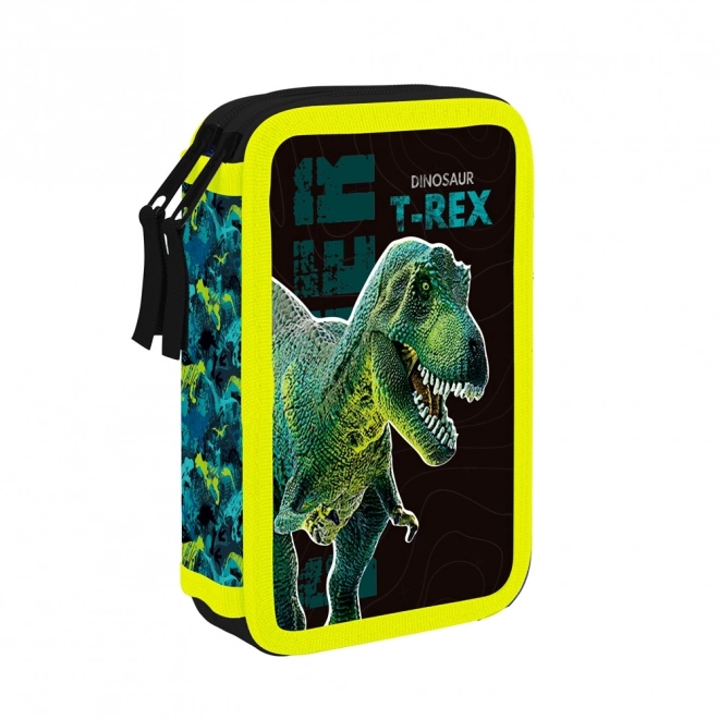 Trousse 2 étages vide Premium Dinosaure