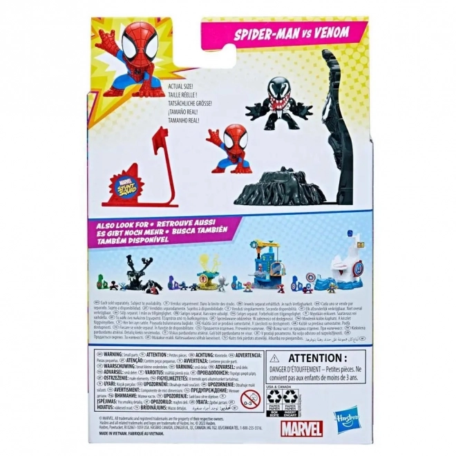Figurines Héros vs Méchants, Spider-Man et Venom