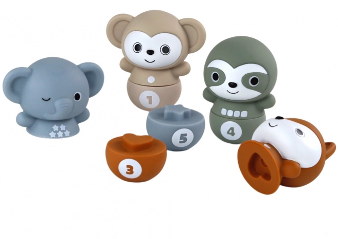 Animaux de bowling pour tout-petits Jeu de balle interactif