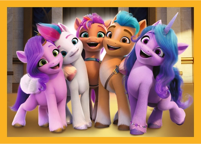 TREFL Puzzle My Little Pony : Faites connaissance avec les poneys 4 en 1 (35,48,54,70 pièces)