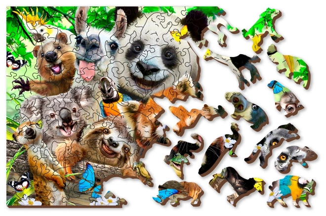 Puzzle en bois paradis des ours