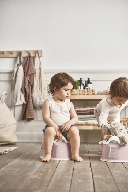 Babybjörn pot Smart bleu – Rose fanée