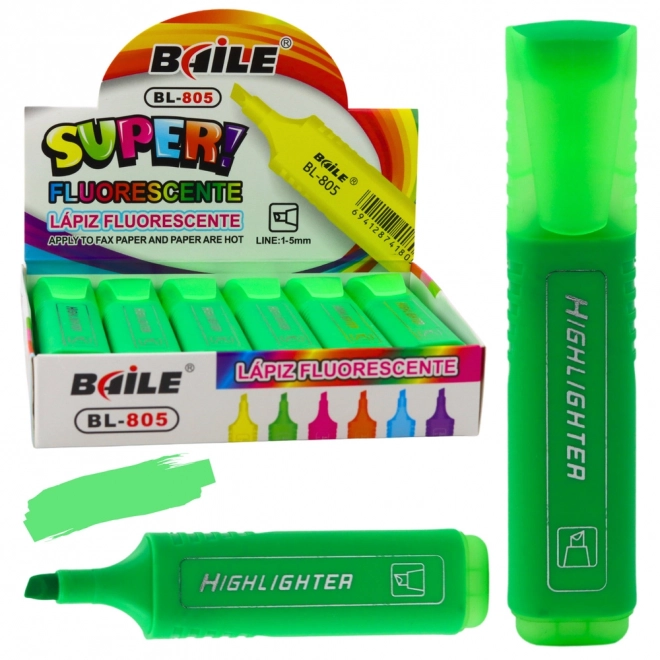 Surligneur néon vert intense