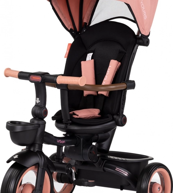 Tricycle 2-en-1 avec auvent Urban Pink Marshmallow