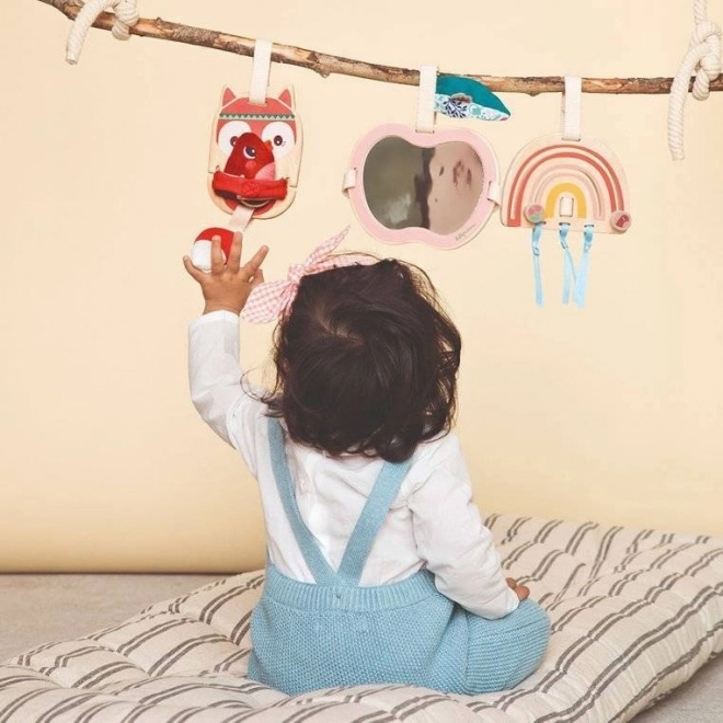 Lilliputiens - Jouets suspendus en bois Renard Alice 9 mois+