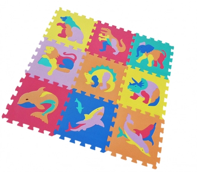 Puzzle en mousse animaux 9 pcs