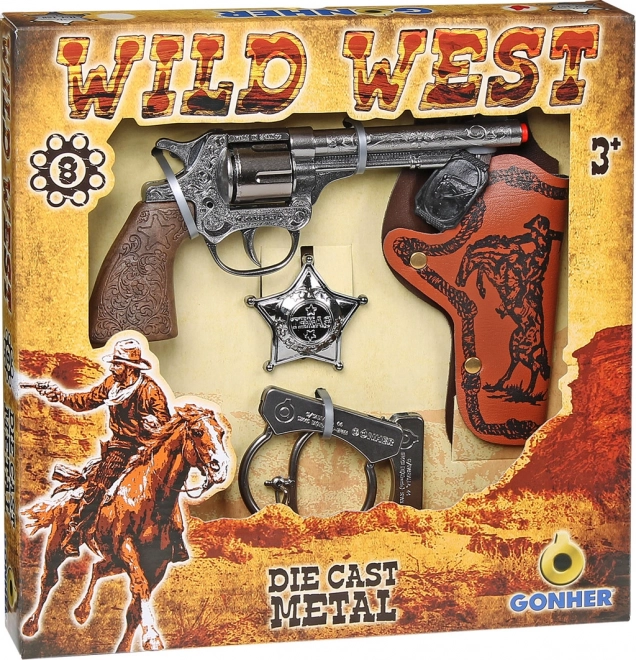 Ensemble cowboy avec menottes